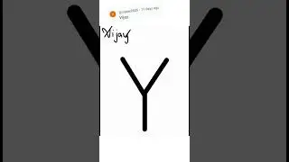 Name Vijay as logo🤯 | Comment your name to make it as logo #logo #vijay #all #shorts
