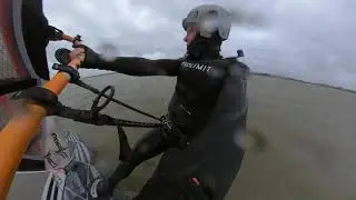 Speedsurfing Strand Horst in December 2020