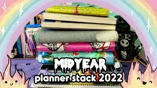 Plannerpocalypse: Midyear 2022 Planner Stack (includes notebooks too, don't come for me)