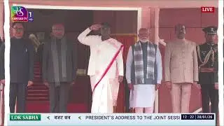President Droupadi Murmu addresses the Parliament