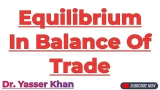 Equilibrium In Balance Of Trade | Balance Of Trade | Balance Of Payments | International Economics