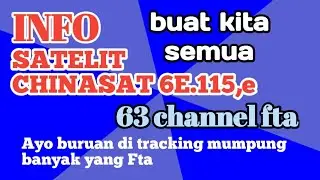 INFO SATELIT CHINASAT 6E 