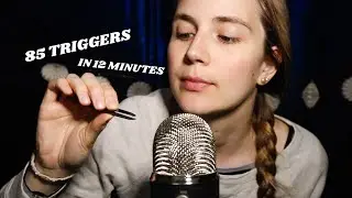 ASMR 85 Triggers in 12 Minutes