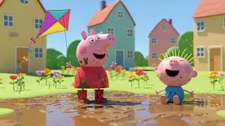 Peppa Pig&rsquo;s Muddy Kite Adventure | Nursery Rhymes for Kids & Baby Songs