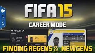 FIFA 15: Career Mode Tutorial - How to Find the Best Regen and Newgen Players (Different Techniques)