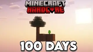 100 Days in HARDCORE Minecraft SKYBLOCK in 2025