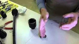 Axle tear down and CV regrease.