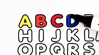 How To Draw Alphabet A To Z For Kids | Alphabet Coloring Pages | Art Colors For Kids