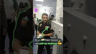 56 year old Major General annihilates pull up challenge Indian Army