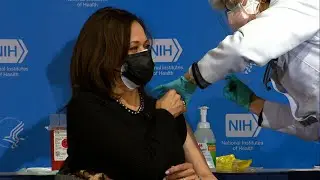 Kamala Harris receives 2nd COVID-19 vaccine dose