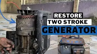 How to Restore OLD chinese TWO stroke generator with ease, Client got confused #2stroke #howto