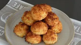 Soft and Chewy Coconut Cookies | Quick, Easy and Delicious Recipe | 4 Ingredients Only