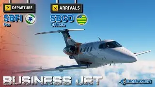 BUSINESS JET | 🛫 SBFI (IGU) - SBGO (GYN) 🛬 | EMBRAER PHENOM 100