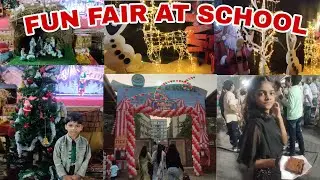 FUN FAIR AT SCHOOL || fun fair food stall ideas || game stall ideas || vlog no.6||pooja's family 92|