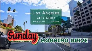 Sunday Morning Drive Los Angeles, CA | Downtown LA to Griffith Park | BMW E39 540i Exhaust Notes