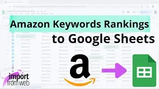 Get REAL-TIME Amazon Keywords Rankings (with a free template)