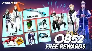 Free fire new update jujutsu kaisen 52 update Free bundle EVO gun