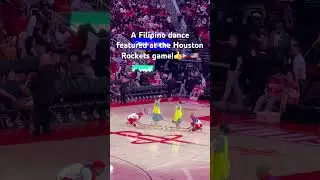 Filipino Heritage Night at the Houston Rockets Game. #basketball #houstonhoops #filipino