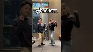 剛吃完義大利麵，來剔牙🍝 #르세라핌 #SPAGHETTI #dance #kpop #shorts