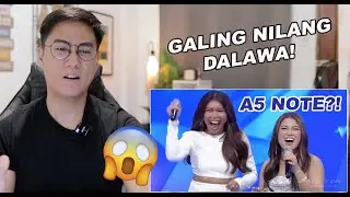 Jessica Villarubin & Lyka Estrella - Celine Dion Songs | SINGER REACTION