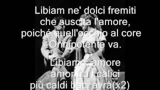 la traviata - Libiamo ne' lieti calici - maria callas - + testo