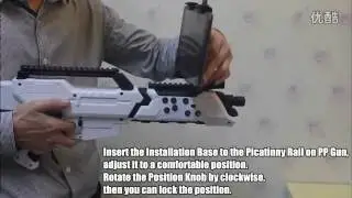 How to use PP GUN - 1. Basic Operation- how to fix tablet on the gun