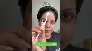 Eyebrow Razor- How to Clean Extra Brow Hairs