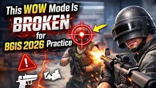 This WOW Mode Is BROKEN for BGIS 2026 Practice 😈🔥#bgmi #pocox3probgmigameplay90fps #mobilegame 