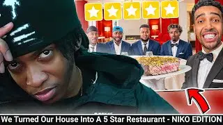 REACTING TO BETA SQUAD WE TURNED OUR HOUSE INTO A 5 STAR RESTAURANT - NIKO EDITION