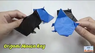 Make a Manta Ray Out of Paper | Easy Origami for Kids & Adults