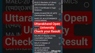 #uou #results Download your Result 2025