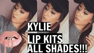 KYLIE LIPKIT LOOKBOOK *ALL SHADES* REVIEW & DEMO