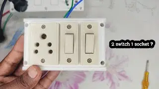 How to make electric extension board | 2 switch 1 socket | board wiring kaise kare