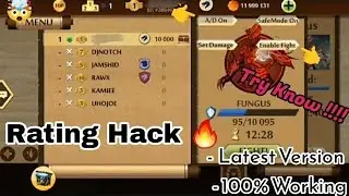 RATING HACK NEW VERSION  100% WORKING  ALL DEVICE  DID BY HXTRYY #pmgamer #viralvideo  #subscribe 🌟🌟