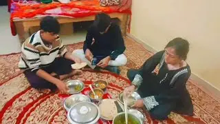 Ambadi ki bhaji gosht ka salan gyan ko fir se  🤒 aaya🥹#cooking #dailyvlog #vlog #comedy #viralvideo 