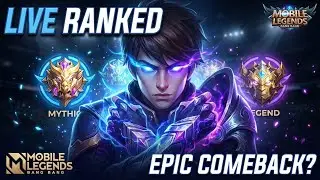 🔴 Live Now! Road to Mythic | MOBA Legends Bang Bang | MLBB LIVE