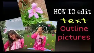 TRENDING DRAW DOODLES OUT LINE PHOTO EDITING TUTORIAL | HOW TO EDIT OUTLINE DRAW DOODLING IMAGES