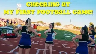 Cheer Day in My Life | First High School Football Game!!