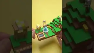 Я сделал миниатюру Minecraft Village и Pillage