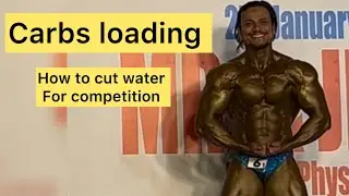 Peak week protocol How to drop water and carbs loading for competition 