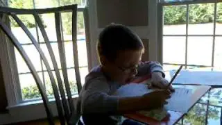 Mason Holland singing his math homework