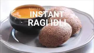 Instant Ragi Idli Recipe - How to Make Ragi Rava Idli Recipe - Ragi Recipes