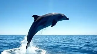 Dolphin Playful Ocean Jump...#trendingshorts #wildlifeentertainment #animals