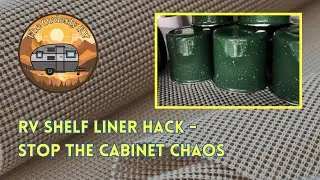 RV Cabinet Liner Hack That Keeps Everything in Place!