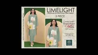 $8 Limelight 3 Pcs Lawn Summer Collection 2022