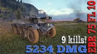 EBR 75 FL 10 Ace tanker WoT /  бой на мастера WoT replays