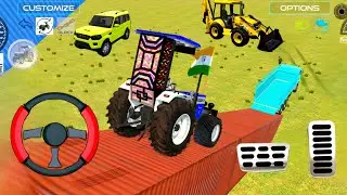 Drive A Truck on Tractor Uploading 🔥 Tractor & Truck Unloading Truck per Tractor Gaming Callage 