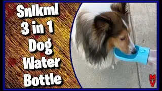 Keep Your Dog Hydrated Snlkml 3 In 1 Dog Water Bottle || MumblesVideos Product Review