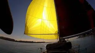 Sailing: Flicka Nomad, asymmetrical spinnaker