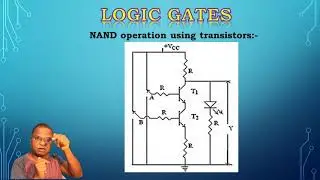 NAND gate using diodes and transistors. Pin diagram & pin configuration of IC 7400.